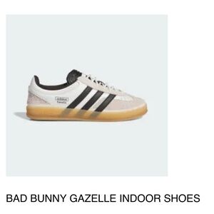Adidas Gazelle Indoor Sneakers with Black Stripes